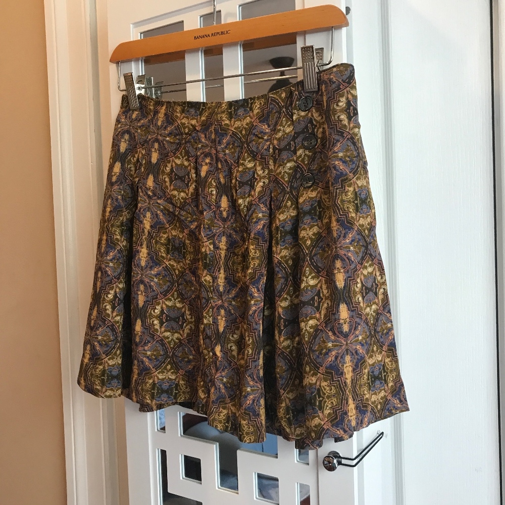 Free People Patterned Mini Skirt - New w/ Tags